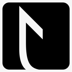 There Is A Square With Rounded Corners - Sign