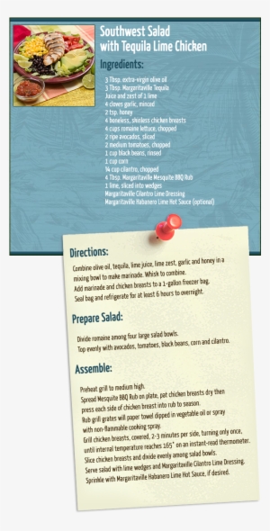 Southwest Chicken Salad - Brochure