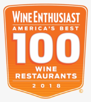 Awarded America's Best 100 Wine Restaurants