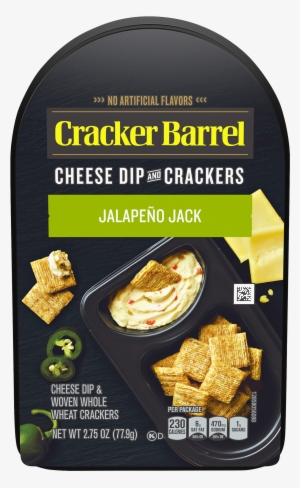 Cracker Barrel Cheese Dip & Crackers Jalapeno Jack, - Cracker Barrel Cheese Dip And Crackers