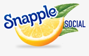 Snapple Social Logo - Snapple Diet Peach Tea