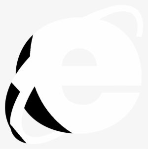 Internet Explorer Logo Black And White