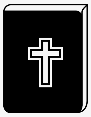 Bible With Cross Sign In Front Svg Png Icon Free Download - Signo De La Biblia
