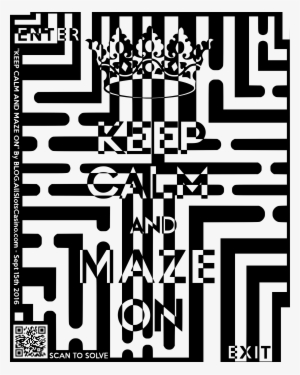 This Free Icons Png Design Of Keep Calm And Maze On