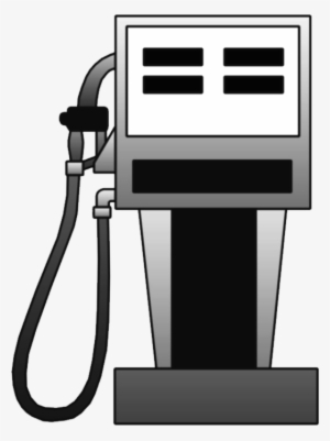 Gas Pump Large Bw - Gas Pump Clip Art Png