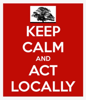 Keep Calm And Act Locally - Happy 40th Birthday Little Sister