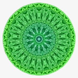 Big Image - Transparent Green Circle Design