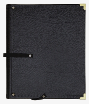 The Standard Black Folder - Leather