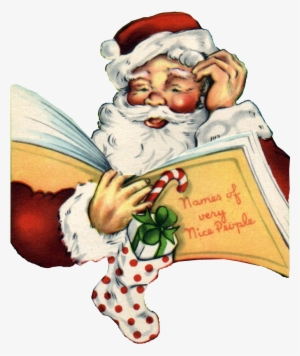 Santa Knows All Of The Nice People, They Are All Listed - Christmas