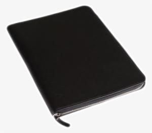 Bookbinders Design Leather Folder, Black - Cat Skid Steer Bucket