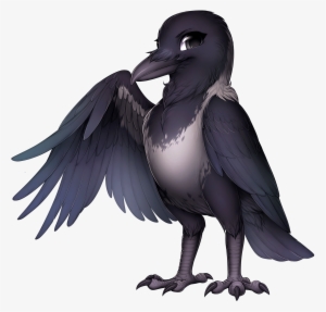 Corvid Hooded Crow - Magpie Furvilla