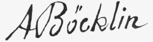 Arnold Böcklin Signature - Böcklin Signatur