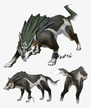 Twilight Princess Artwork Wolf Link - Link Twilight Princess Wolf