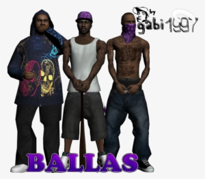 New Character The Ballas Gang For Gta San Andreas - Skin Ballas Gta Sa
