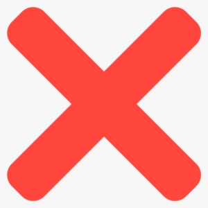 Red X Emoji Png - Not Allowed - 2000x2000 PNG Download - PNGkit