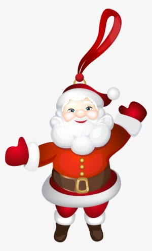 Flying Santa Png Download - Santa Claus Cartoon Transparent
