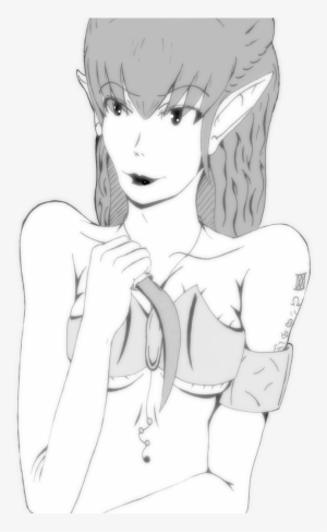 Png Transparent Collarbone Drawing Woman's - Cartoon