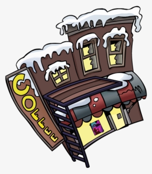 Outside Coffee Shop Make Your Mark - Club Penguin Coffee Shop Outside