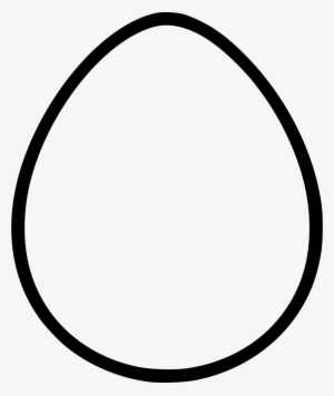Egg Svg Png Icon Free Download - Oeuf De Paques Vide
