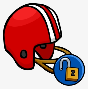Red Football Helmet Unlockable Icon - Football Helmet