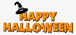 Happy Halloween Witch Hat - Happy Halloween Pumpkins
