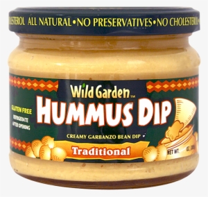 Traditional Hummus Dip - Wild Garden Sun-dried Tomato Hummus Dip