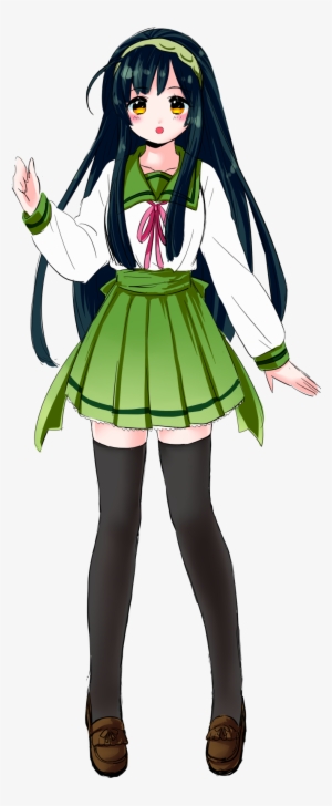 Zunko Schoolgirl - Tohoku Zunko Vocaloid