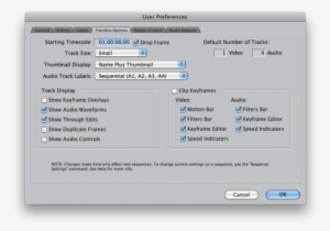 How To Enable Audio Waveforms In The Final Cut Pro - Sequence Settings