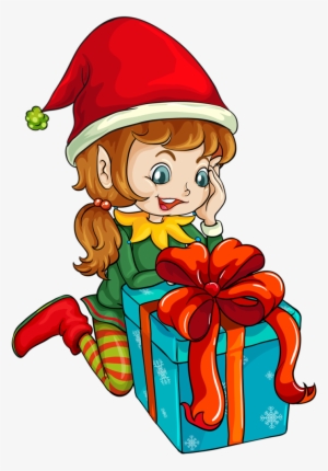 Christmas Cartoon Elves