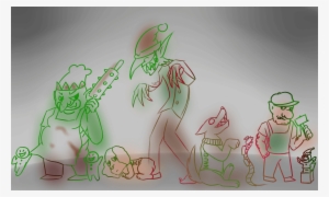 Christmas Elves - Child Art