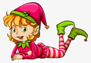 Elves ‿✿⁀○ Christmas Gnome, Christmas Is Coming, - Girl Dwarf Cartoon