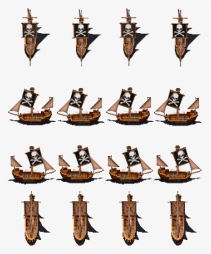 Galaga Ship Sprite Png Xp] Pirate Rtp Style Battler - Pirate Ship Sprite Sheet