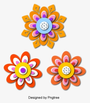 Beautiful Cartoon Cute Chinese Wind-cut Flower, Beautiful, - Cartoon
