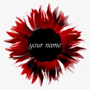 Red Flower Banner - Purple Flower Round Car Magnet