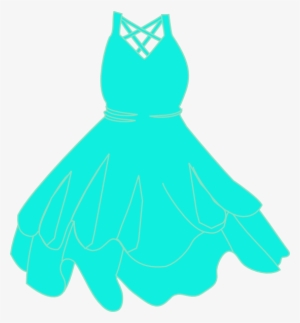 This Free Clipart Png Design Of Blue Ish Dress - Boy And Girl Dress