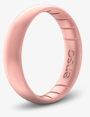 Elements Thin - Silicone Wedding Rings Rose Gold