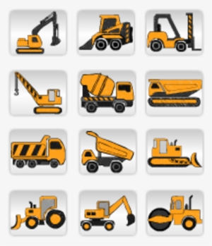 Small Construction Cliparts - Construction Equipment Icon Png