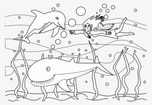 Ocean Clip Art Black And White