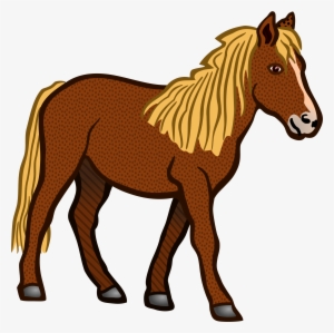 Horse Coloured Big Image Png - Clipart Horse