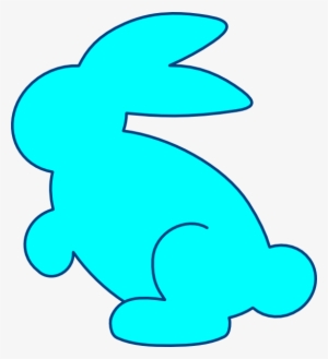 Sea Green Bunny Clip Art - Clipart Bunny Green