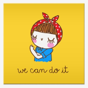 Azulejo We Can Do It De Júlia Limana - We Can Do It Frase
