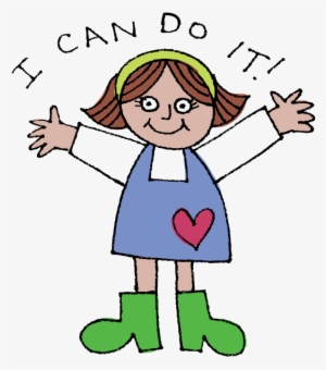 I Can Do It - Positive Discipline Clipart