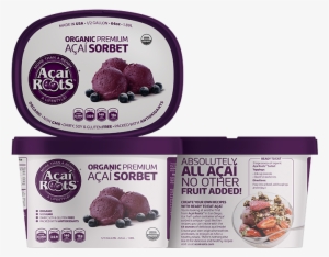 Nutrition Facts - Acai Roots Sorbet