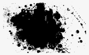 Black Paint Splash Png