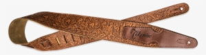 Suede Strap - Takamine Tooled Leather Strap