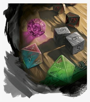 Players Need Character Sheets, Pencils, And Dice - Background Dungeons And Dragons Dice