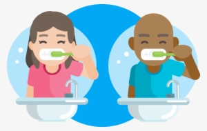 Donativo Imagem100 - Girl Brushing Teeth Clipart