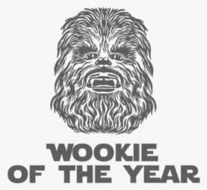 Wookie Of The Year Pin Back Button.
