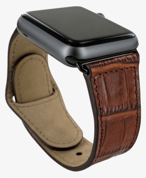 Piel Frama Leather Apple Watch Strap - Piel Frama 733 Brown Crocodile Leather Strap