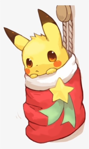 Merry Christmas, Stocking, And Pikachu Image - Imagenes Png De Navidad